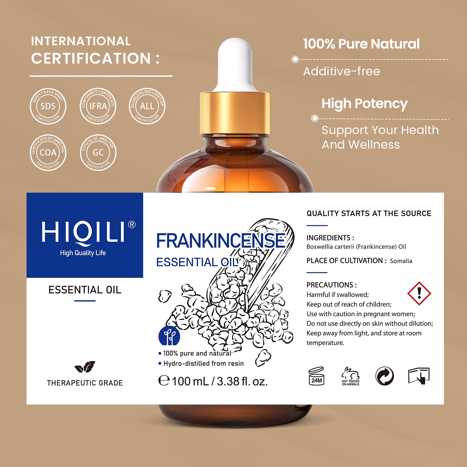HIQILI travel tin and bottle ready for on‑the‑go aromatherapy.