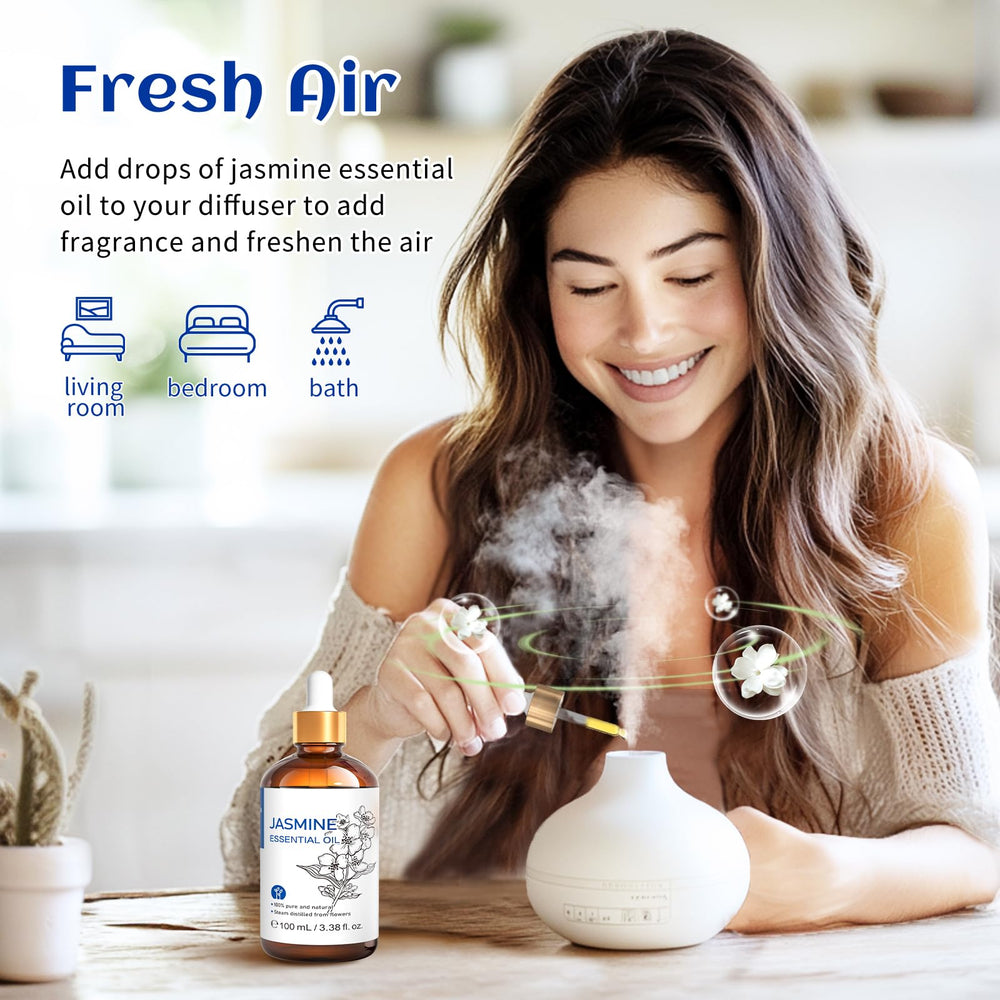 HIQILI Jasmine essential oil diffuser-diffusion scene for calming spaces