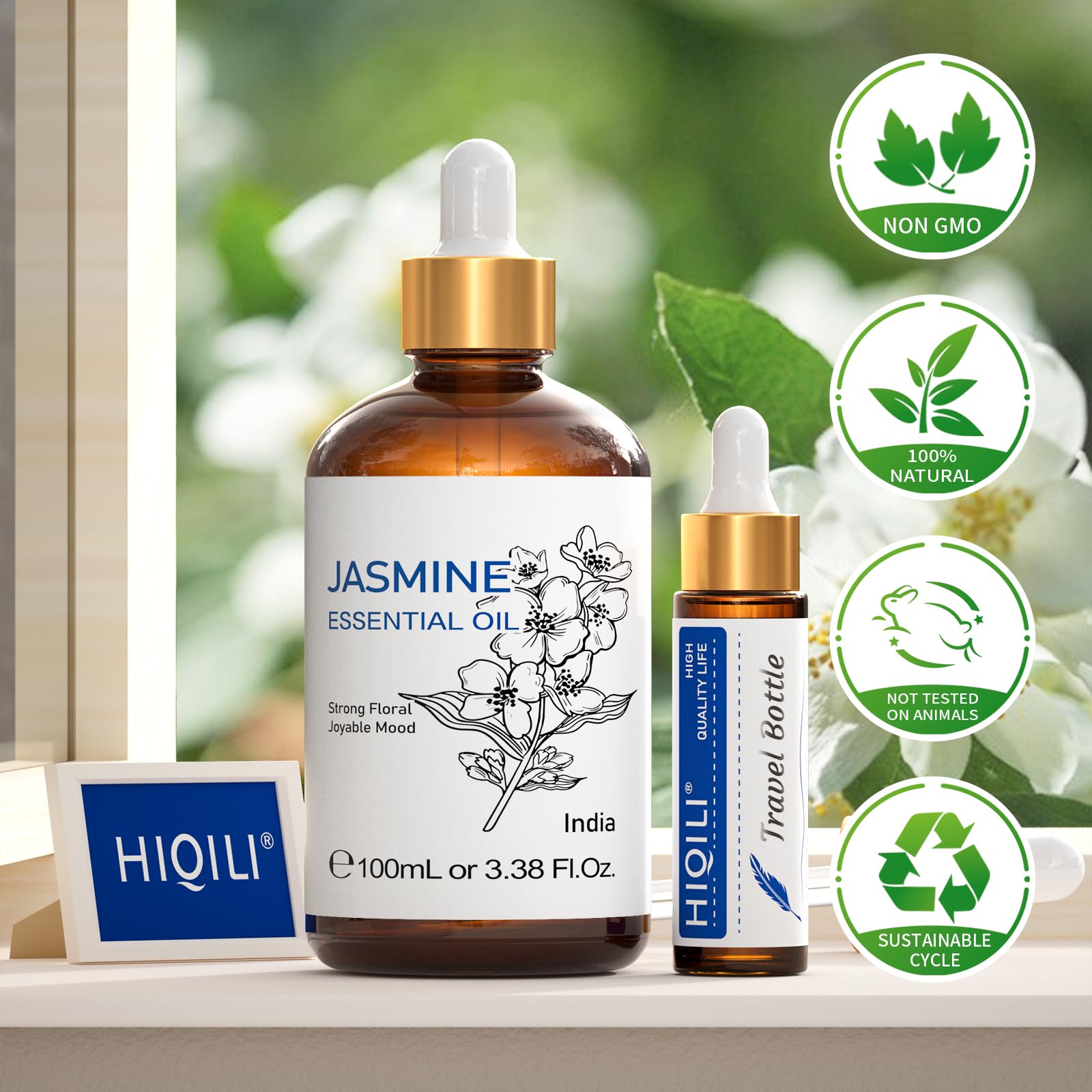 HIQILI Jasmine essential oil natural-fragrance for pure home scent