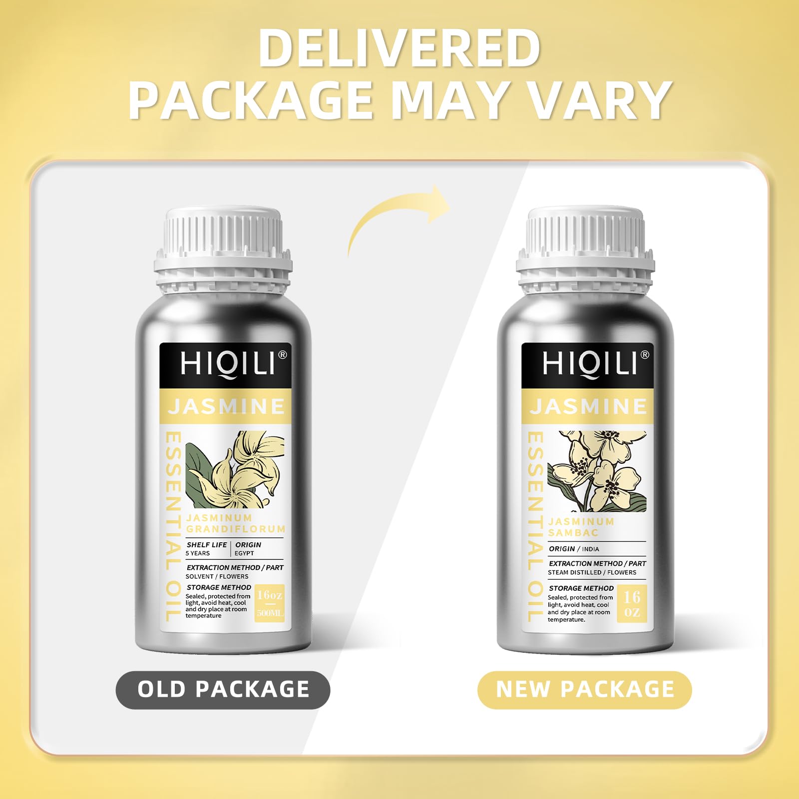 HIQILI Jasmine oil sourced from wild Indonesian trees