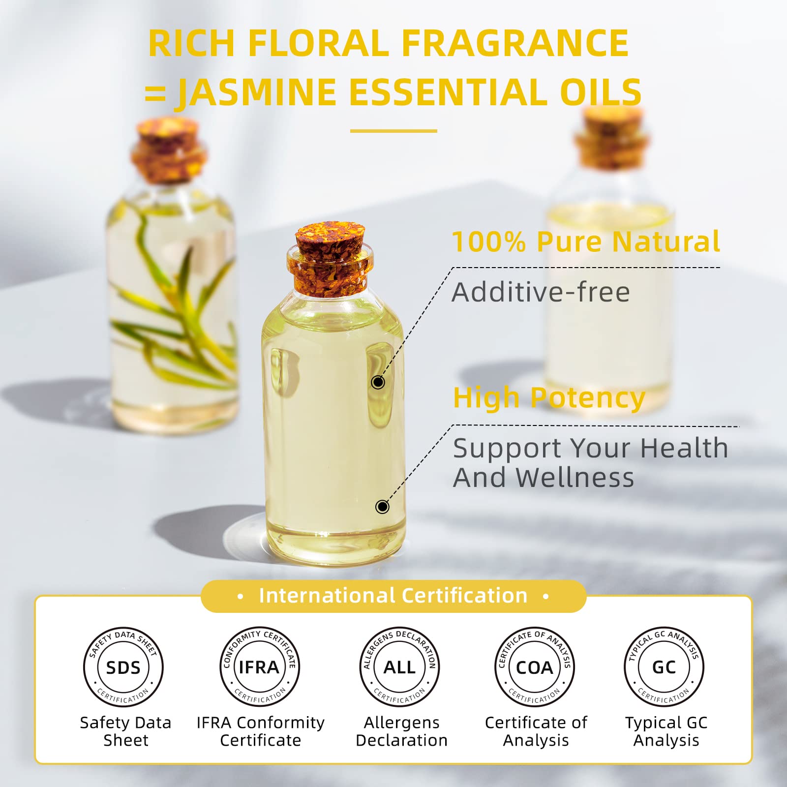 HIQILI Jasmine oil for skin and hair care
