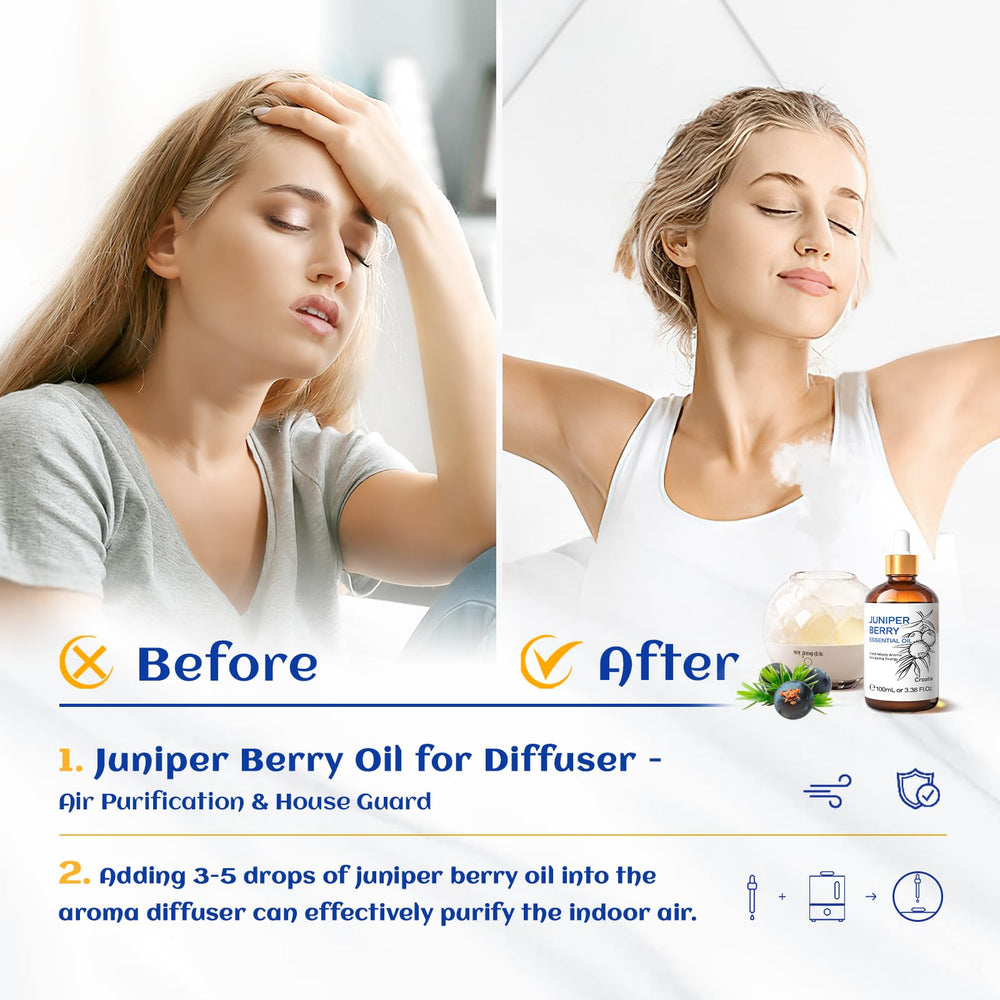 HIQILI juniper berry oil aroma with woody notes for relaxation