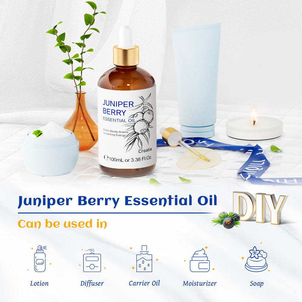 HIQILI juniper oil ready for diffuser use in calming spaces