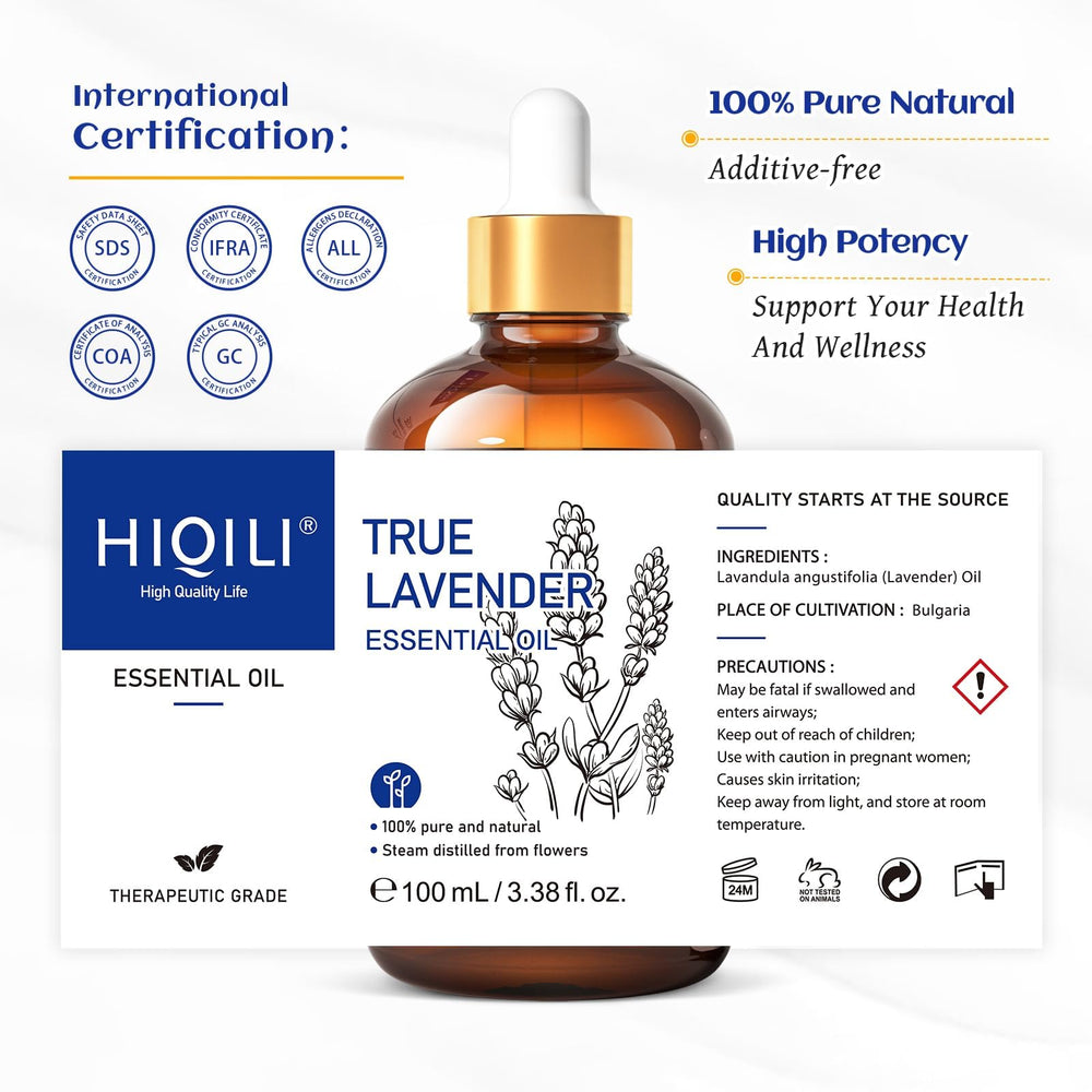 HIQILI lavender oil for DIY projects like candles and soaps.