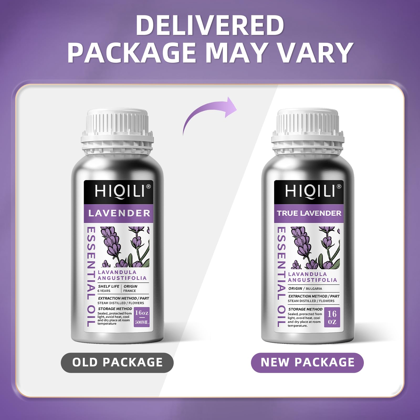 HIQILI lavender oil for skincare routines and gentle care.