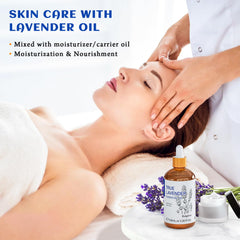 HIQILI lavender oil on pillows for calm, restful sleep.