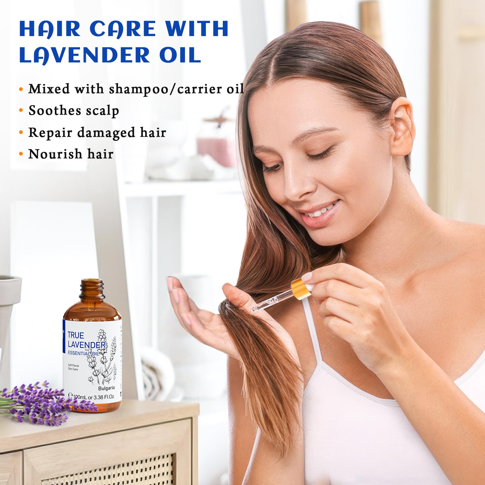 HIQILI lavender oil on wool dryer balls adds natural fragrance.
