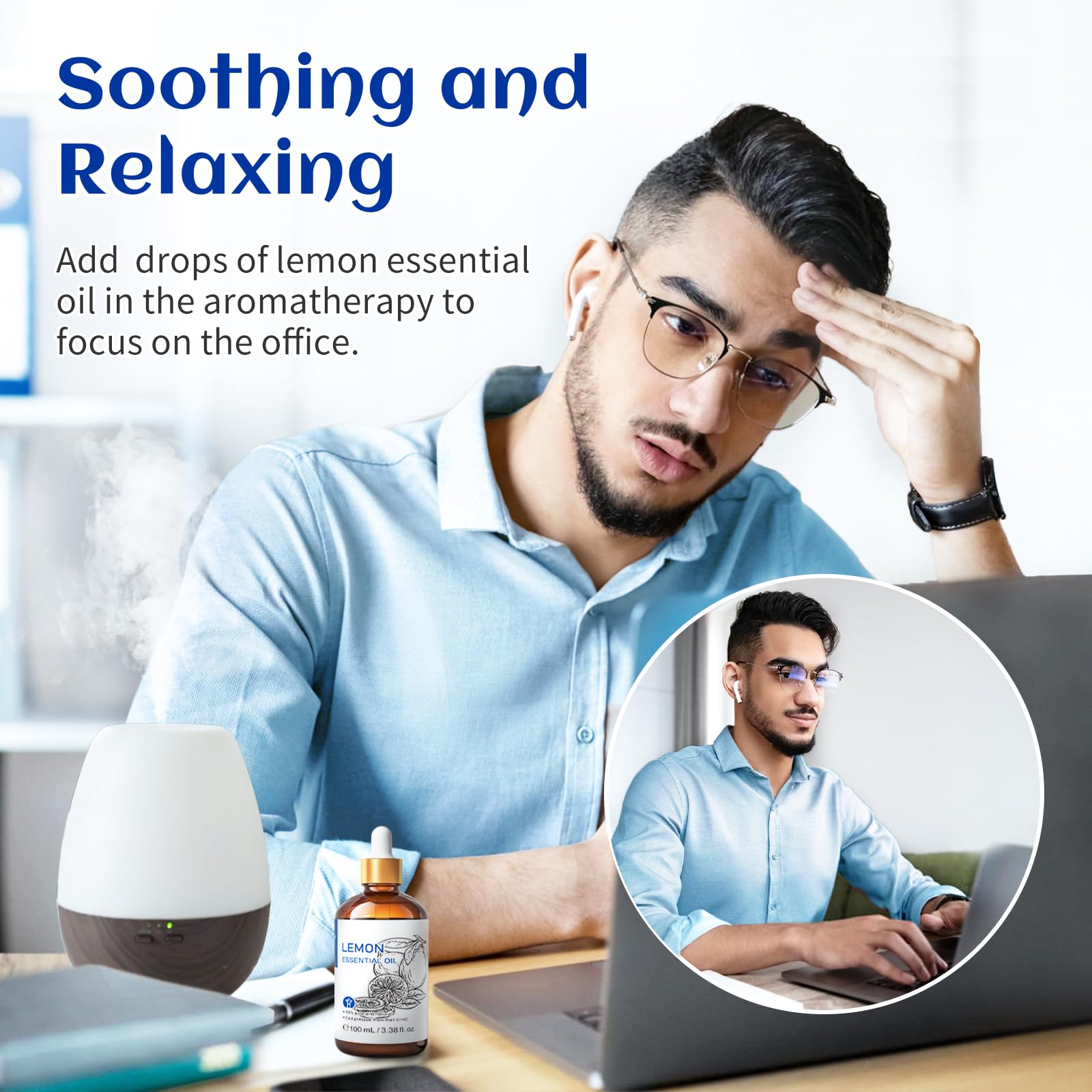 HIQILI diffuser releases a bright lemon scent to freshen rooms.