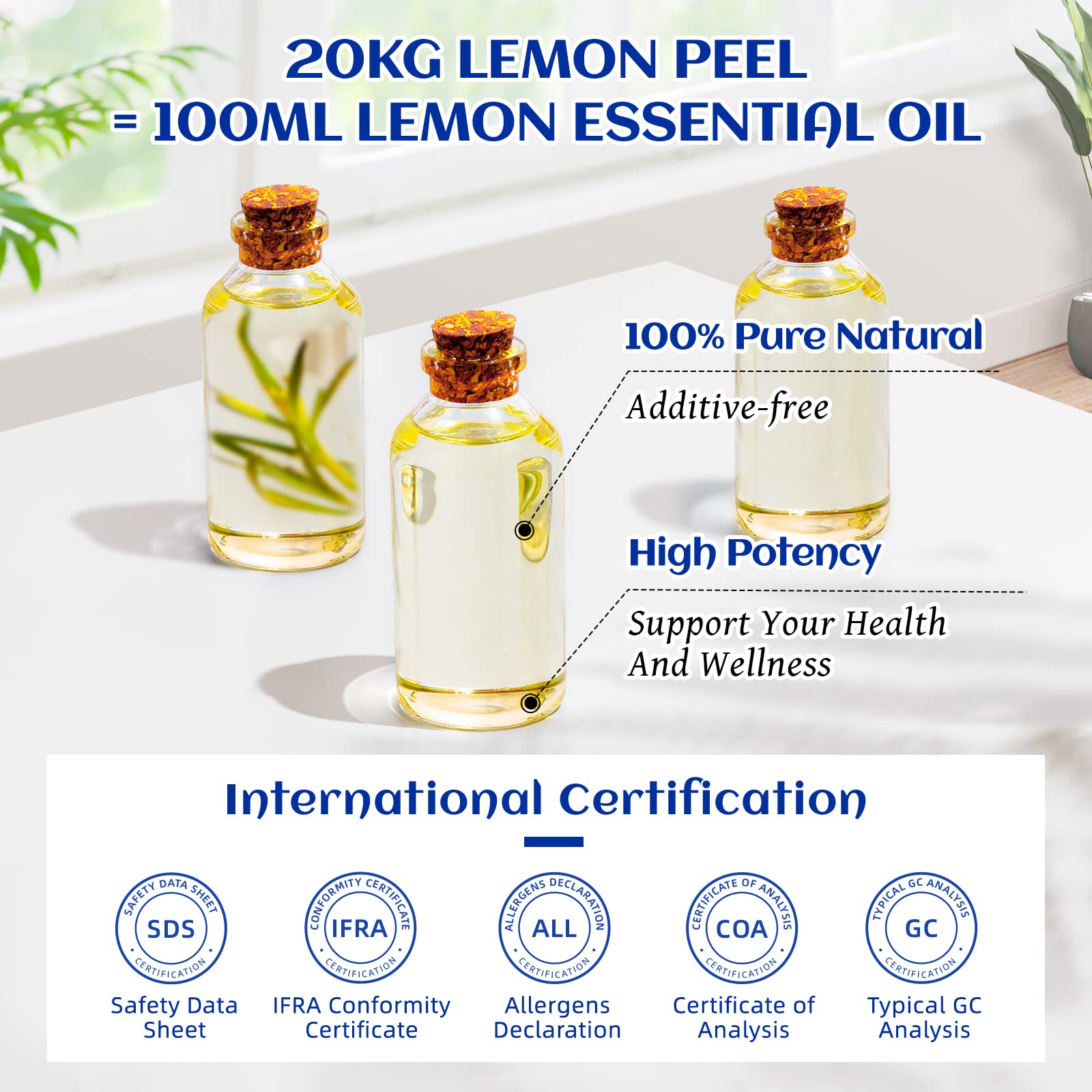 DIY blends with HIQILI lemon essential oil for uplifting aromas.