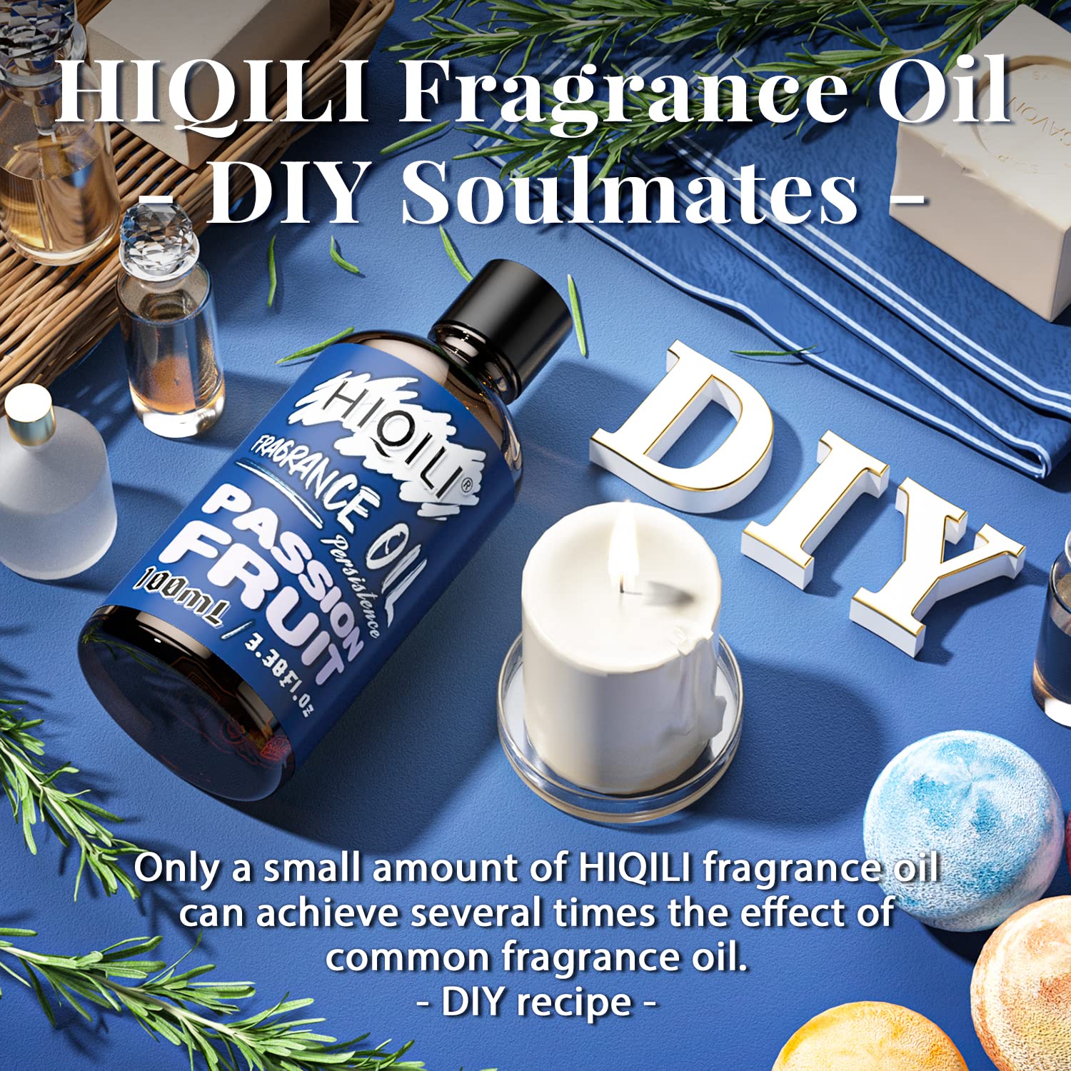 HIQILI fragrance oil diffuser scent adds fresh passion fruit notes to any space.