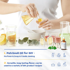 HIQILI Patchouli essential oil used in handmade perfume blends