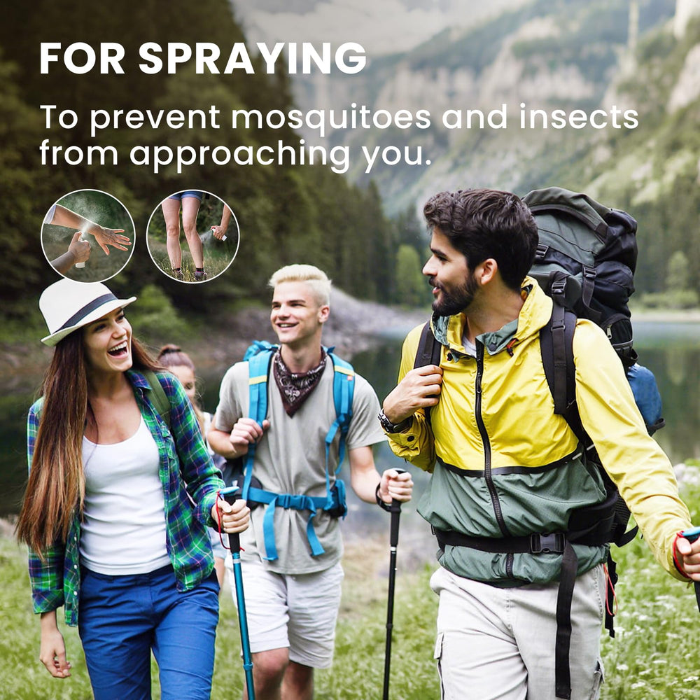 HIQILI peppermint oil ideal for camping and outdoor spaces.