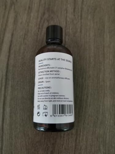 HIQILI rosemary fragrance bottle closeup highlights natural scent