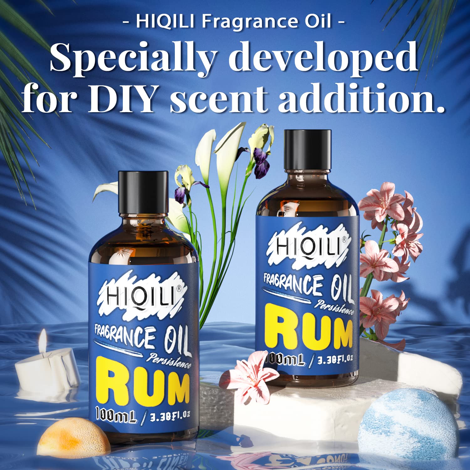 HIQILI Rum scent in car diffuser for on-the-go mood enhancement