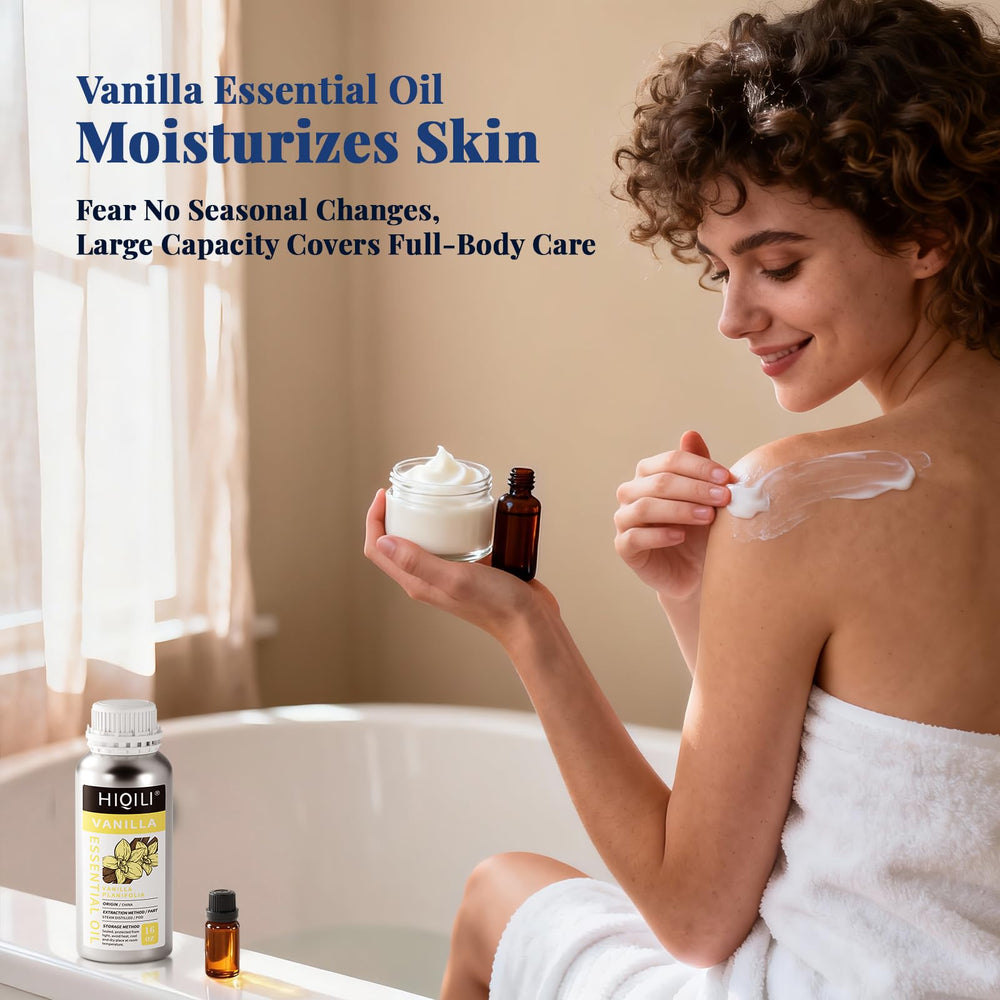 HIQILI vanilla essential oil used in laundry and cleaning blends