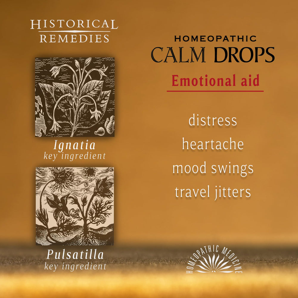 Historical Remedies Calm Drops relaxing scene showing calm focus