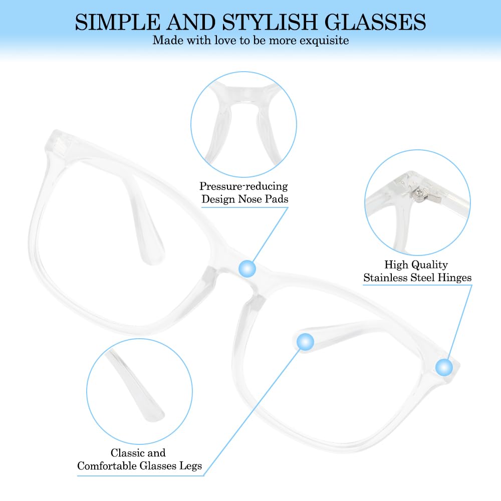 Hisxierng computer gaming glasses unisex design suits adults and teens alike