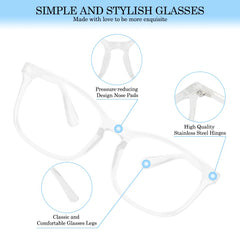 Hisxierng computer gaming glasses unisex design suits adults and teens alike