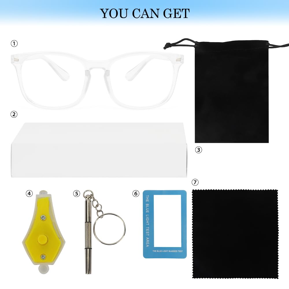 Hisxierng blue light glasses suit daily routines and quick errands