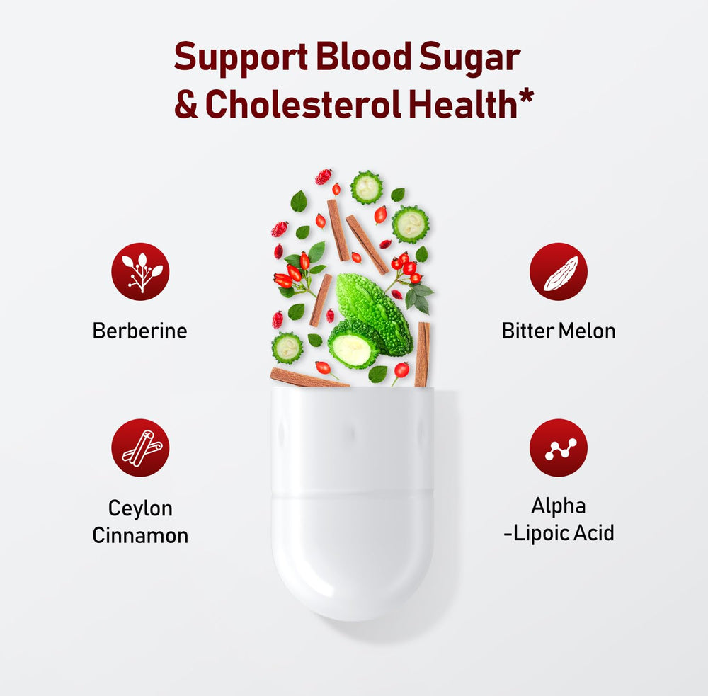 HiWell Berberine capsules close-up, easy daily swallowing and compact shape
