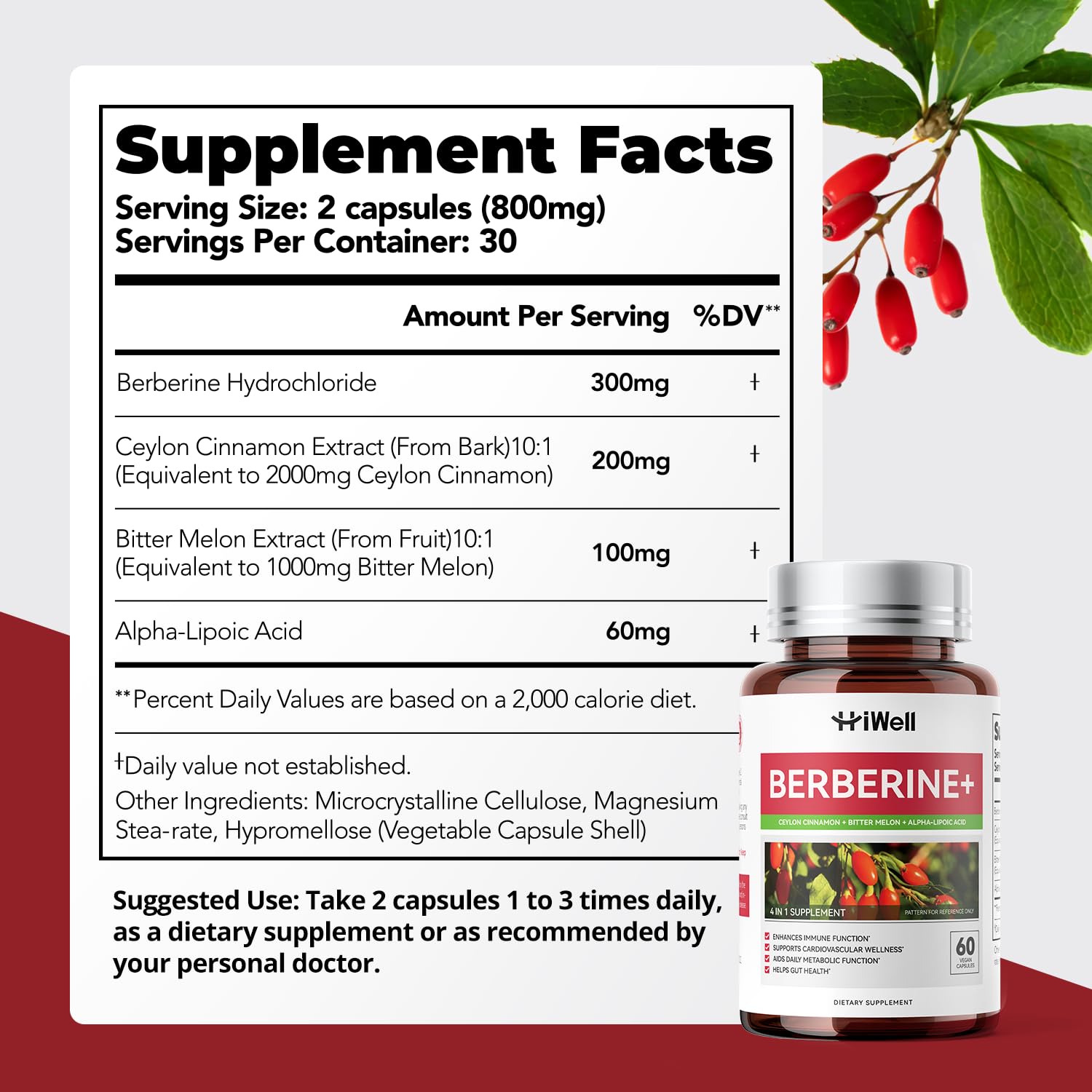 HiWell gluten-free vegan label on packaging for dietary compatibility