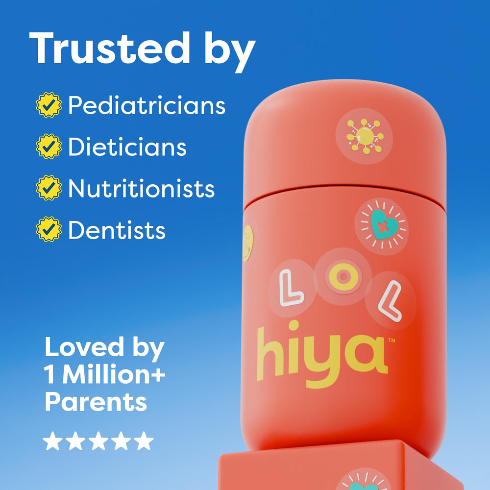 Hiya Iron+ label highlights third-party testing and clean standards