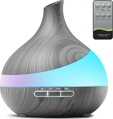HJTHJT 500ml diffuser with remote control for convenient operation and steady mist output.