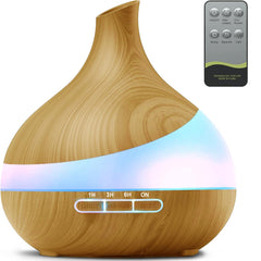 HJTHJT 500ml diffuser front view showing large capacity for room aroma.