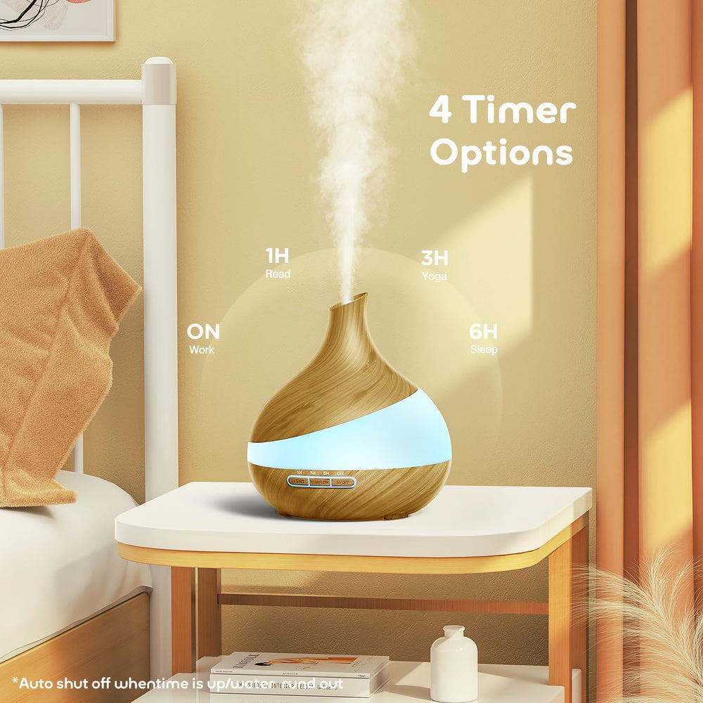 HJTHJT diffuser operates quietly to support sleep and focus.