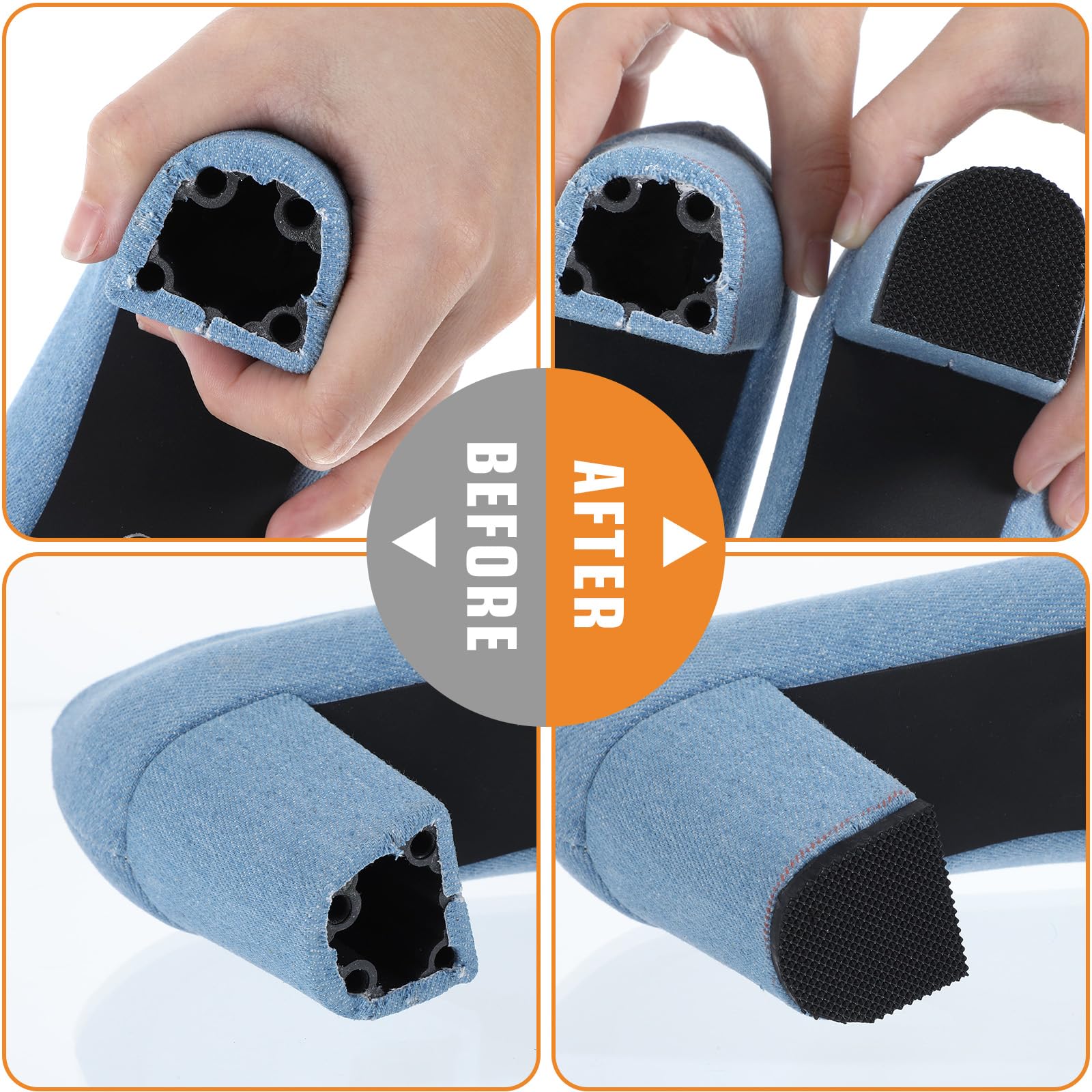 Parche anti deslizante HJZHII para tacones y zapatos, mejora la tracción.