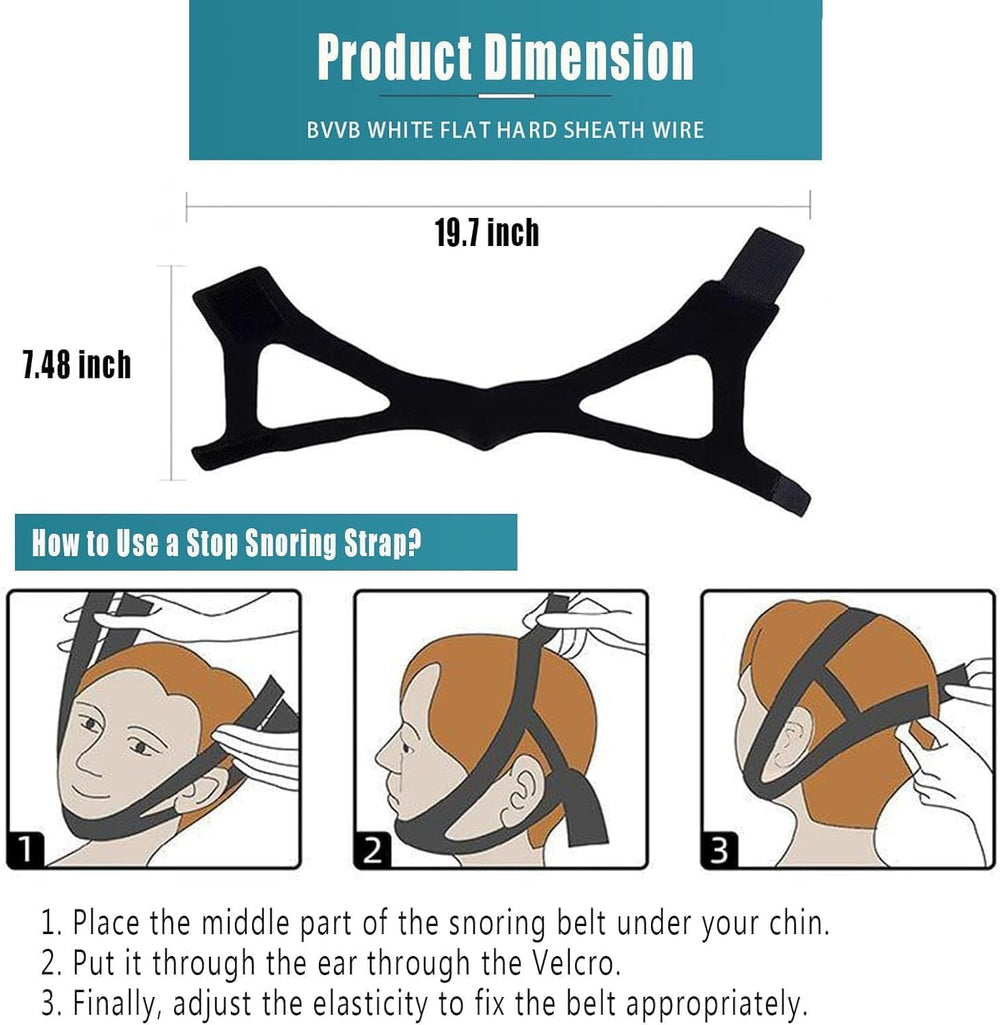Hlonns Airflow Jaw Strap compact-pack includes two straps.