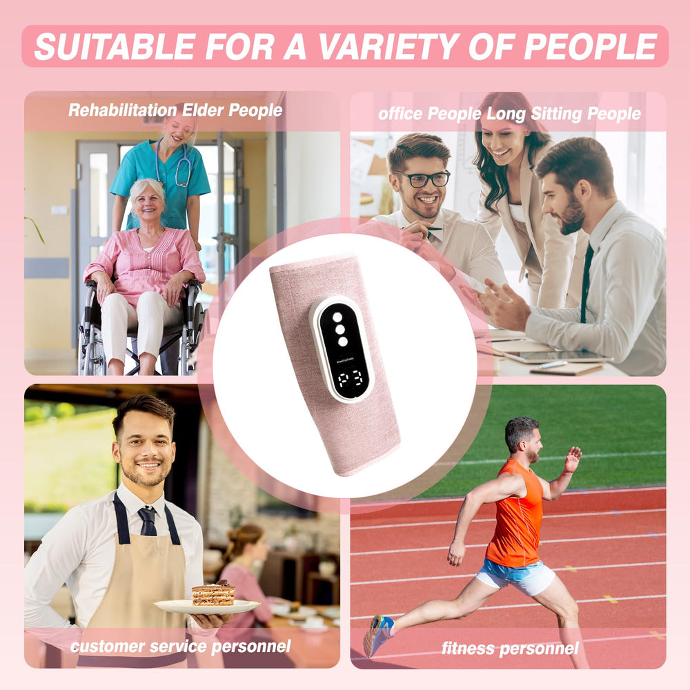 hlpsionlp air compression leg massager pink lightweight travel companion