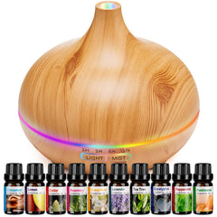 HLS aroma diffuser large room with 10 oils releasing fragrance