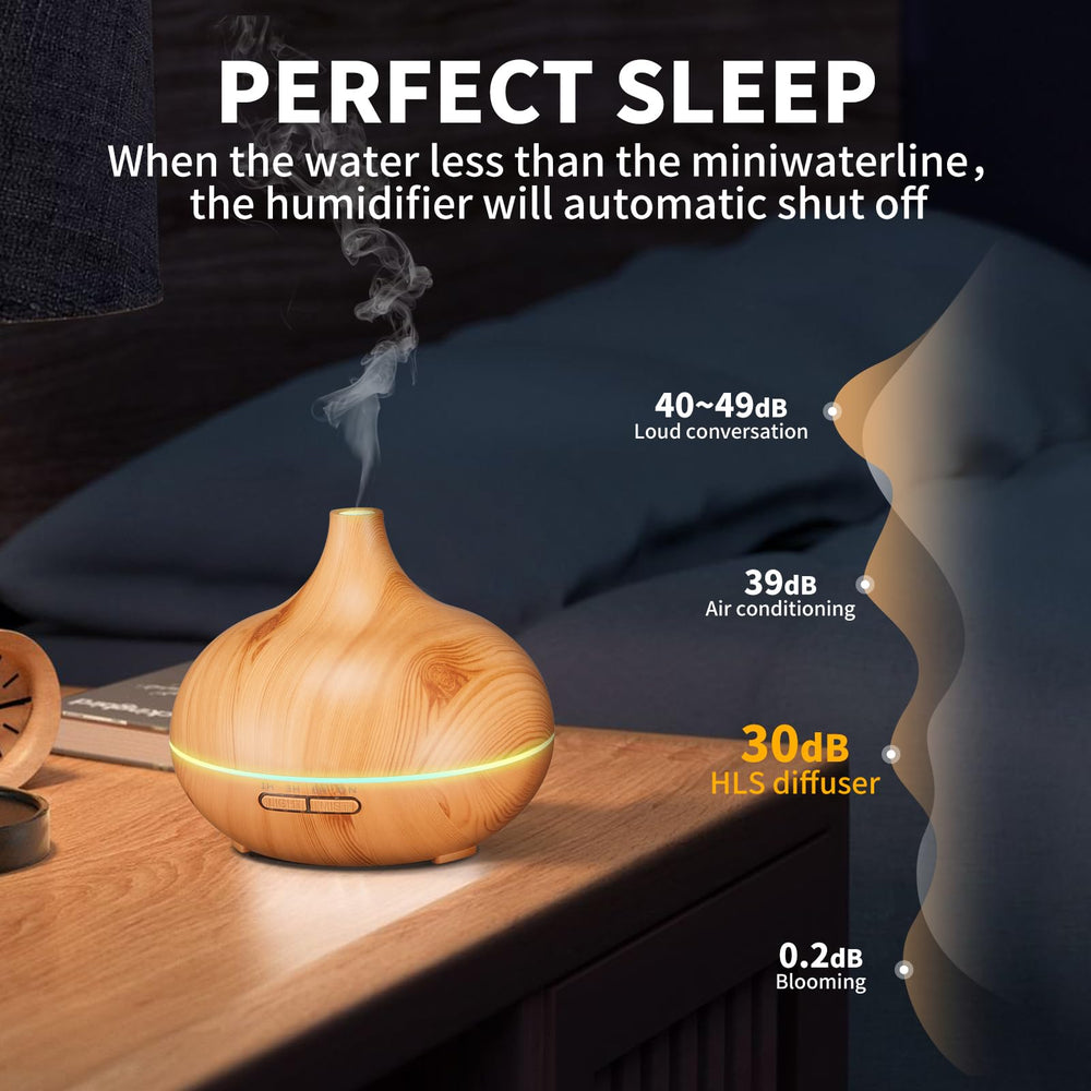 HLS ultrasonic diffuser offers timer options for flexible days