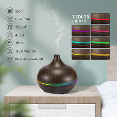 HLS ultrasonic diffuser auto-shutoff feature for safety