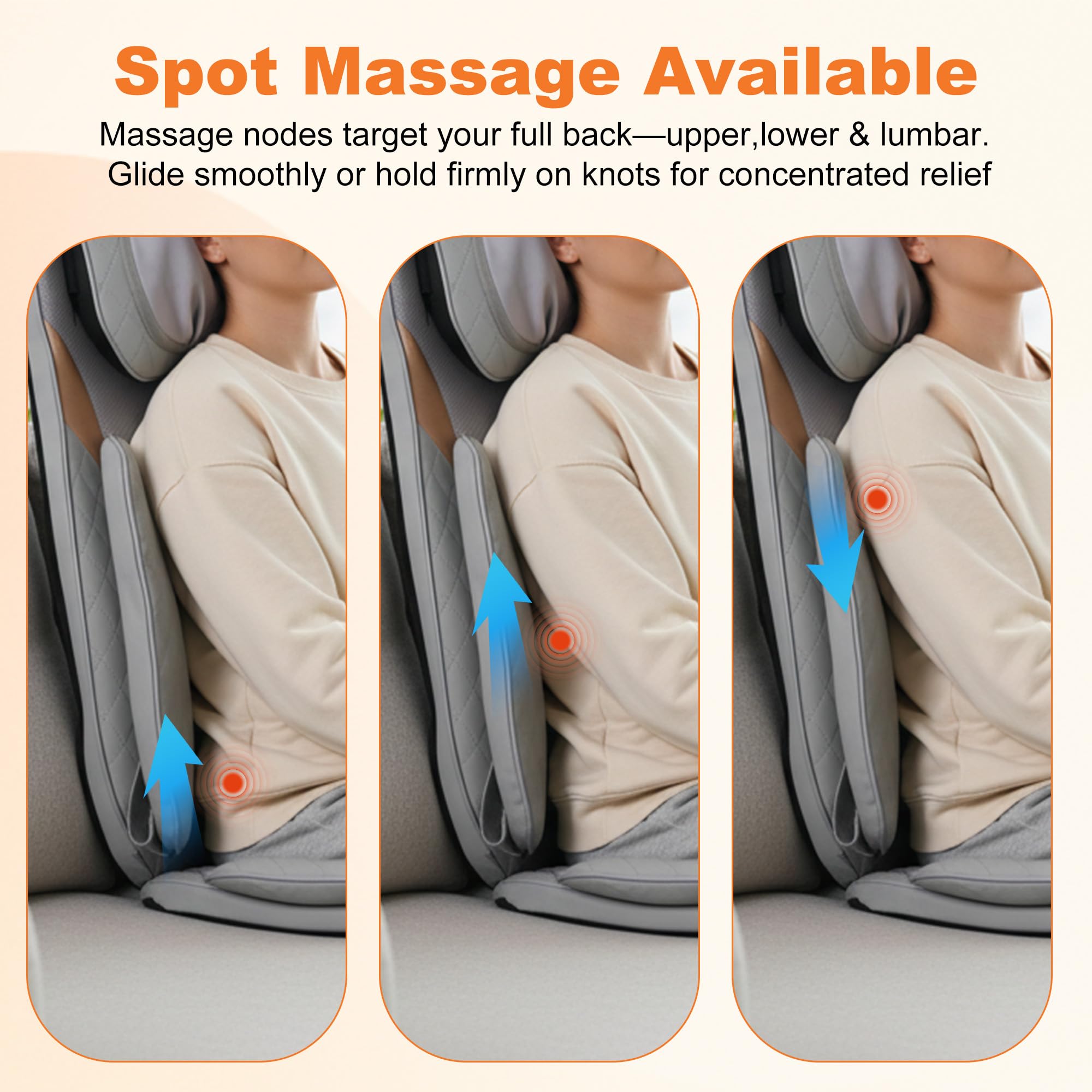 hlthsky back massager for full body use on sofa or chair