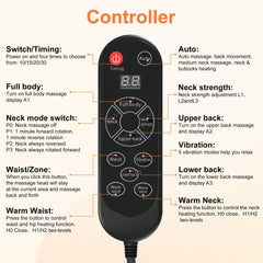 hlthsky back massager heat therapy areas provide soothing warmth