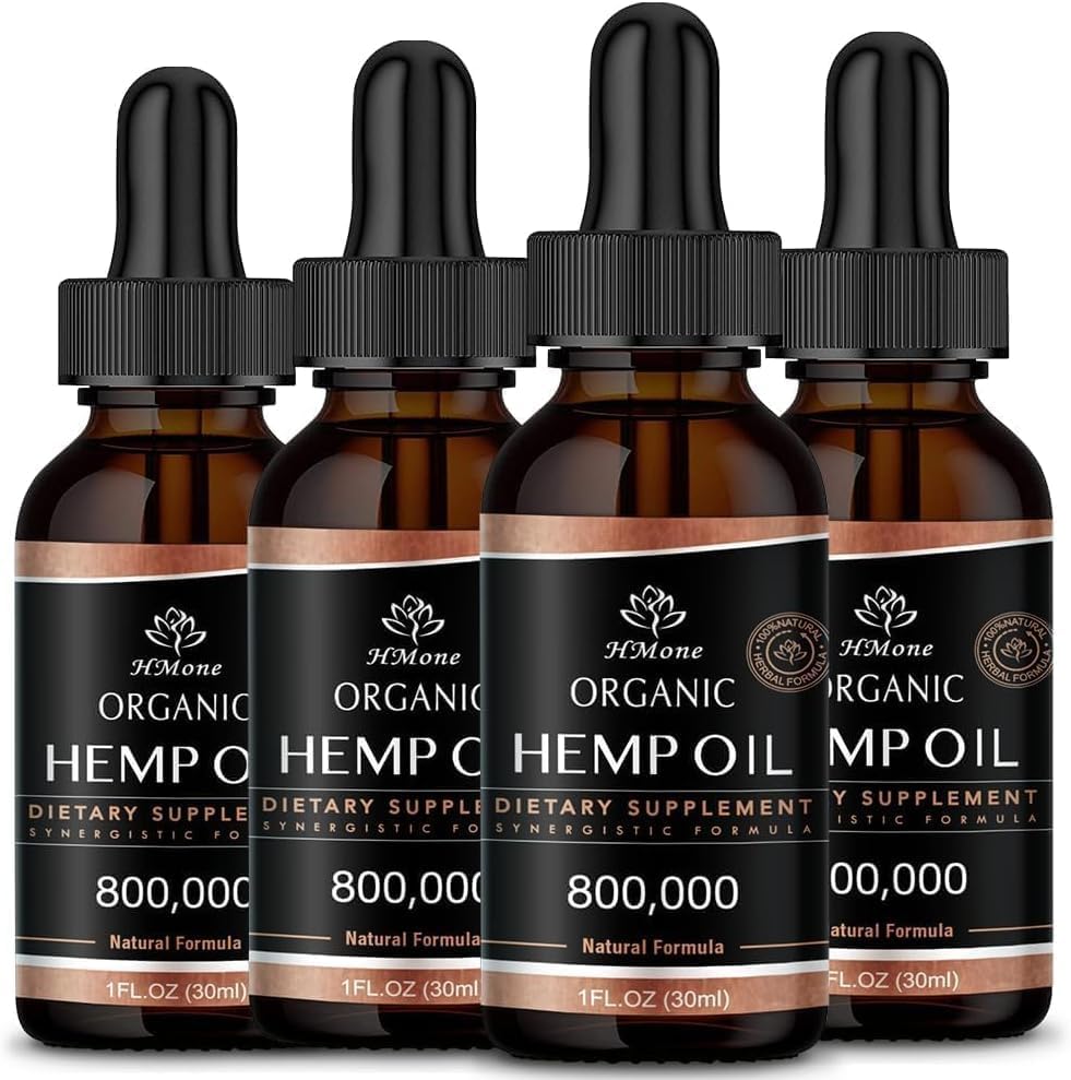 HMone Hemp Oil packaging seals preserve freshness and potency.
