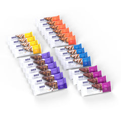 HMR Bar close-up bars highlighting drizzle toppings and soft texture for a satisfying snack