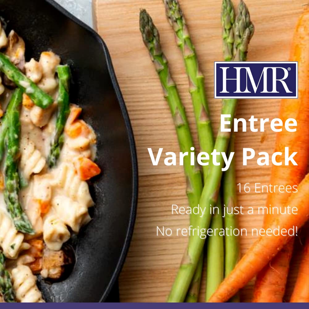 HMR Entrees Beef Stroganoff ready to eat, satisfying protein on the go.