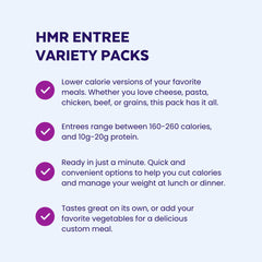 HMR Penne Pasta bowl, satisfying pasta meal with protein in under a minute.
