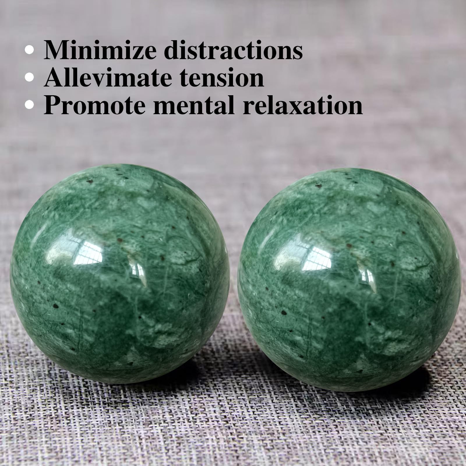 Hmsddan Baoding balls in use to improve finger dexterity and focus