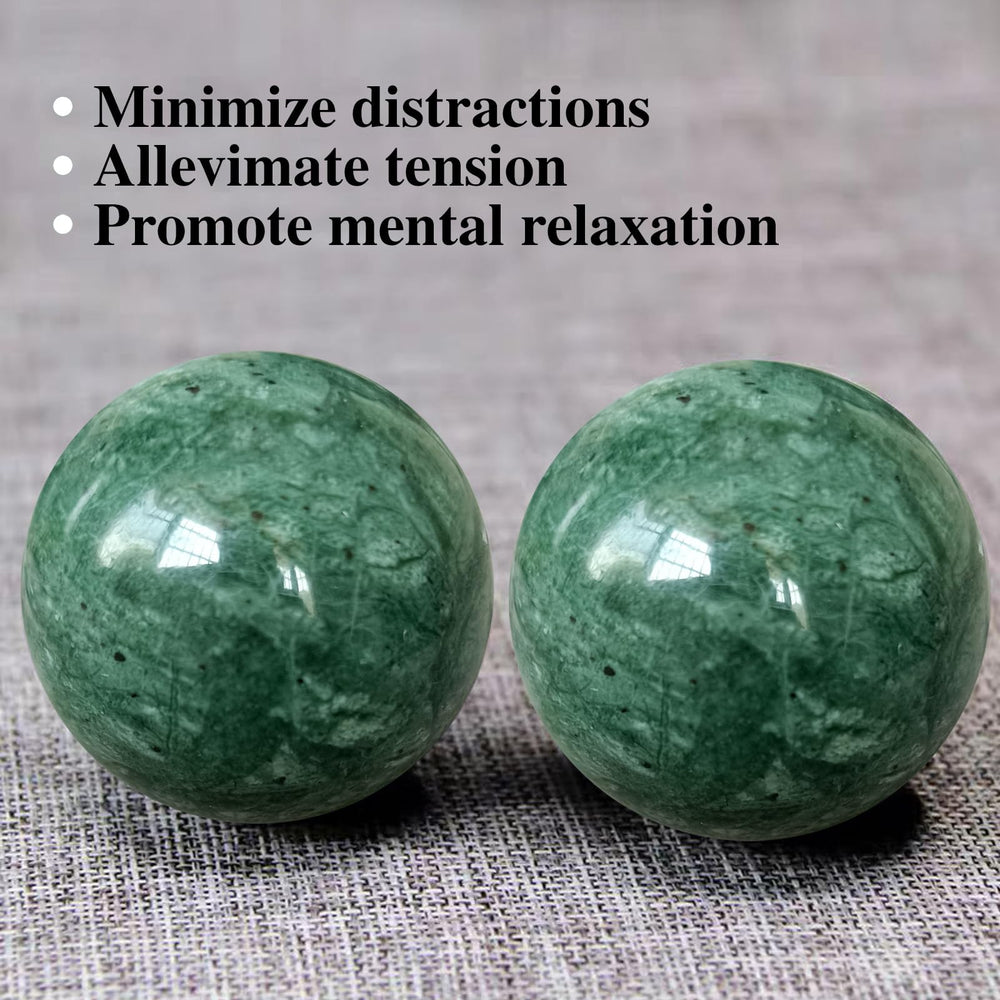 Hmsddan Baoding balls in use to improve finger dexterity and focus