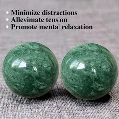 Hmsddan Baoding balls in use to improve finger dexterity and focus