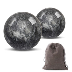 Bolas Baoding Hmsddan de piedra gris para coordinación manual.