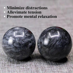 Bolas Baoding Hmsddan, material de piedra natural, sensación fría al tacto.