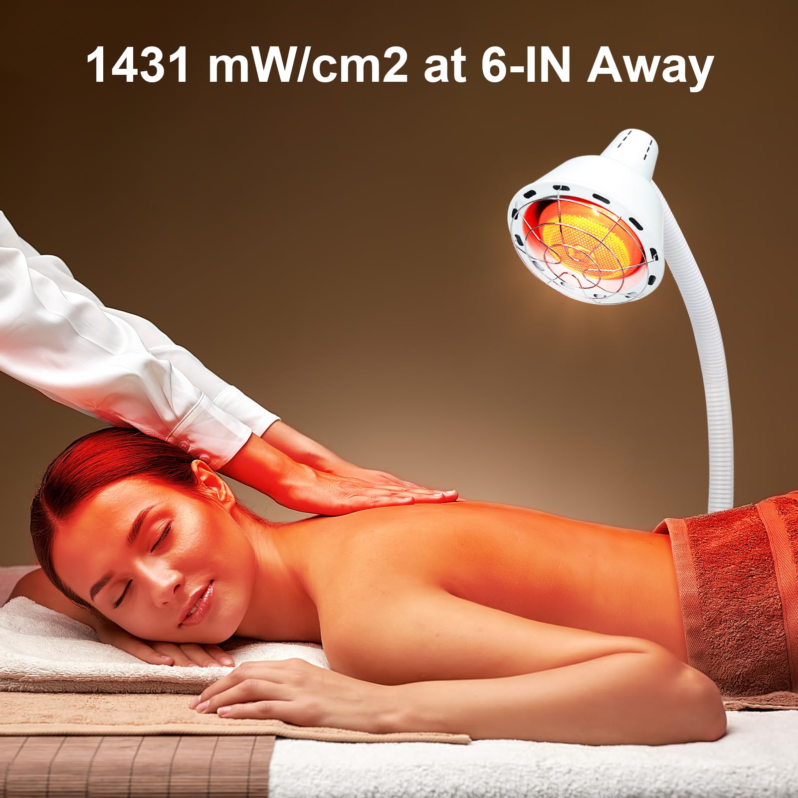 Hoakya 275W infrared bulb in use as heat lamp