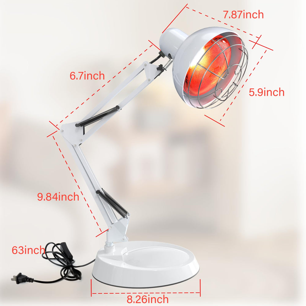 Hoakya Near Infrared Lamp packaging includes everything for quick setup.