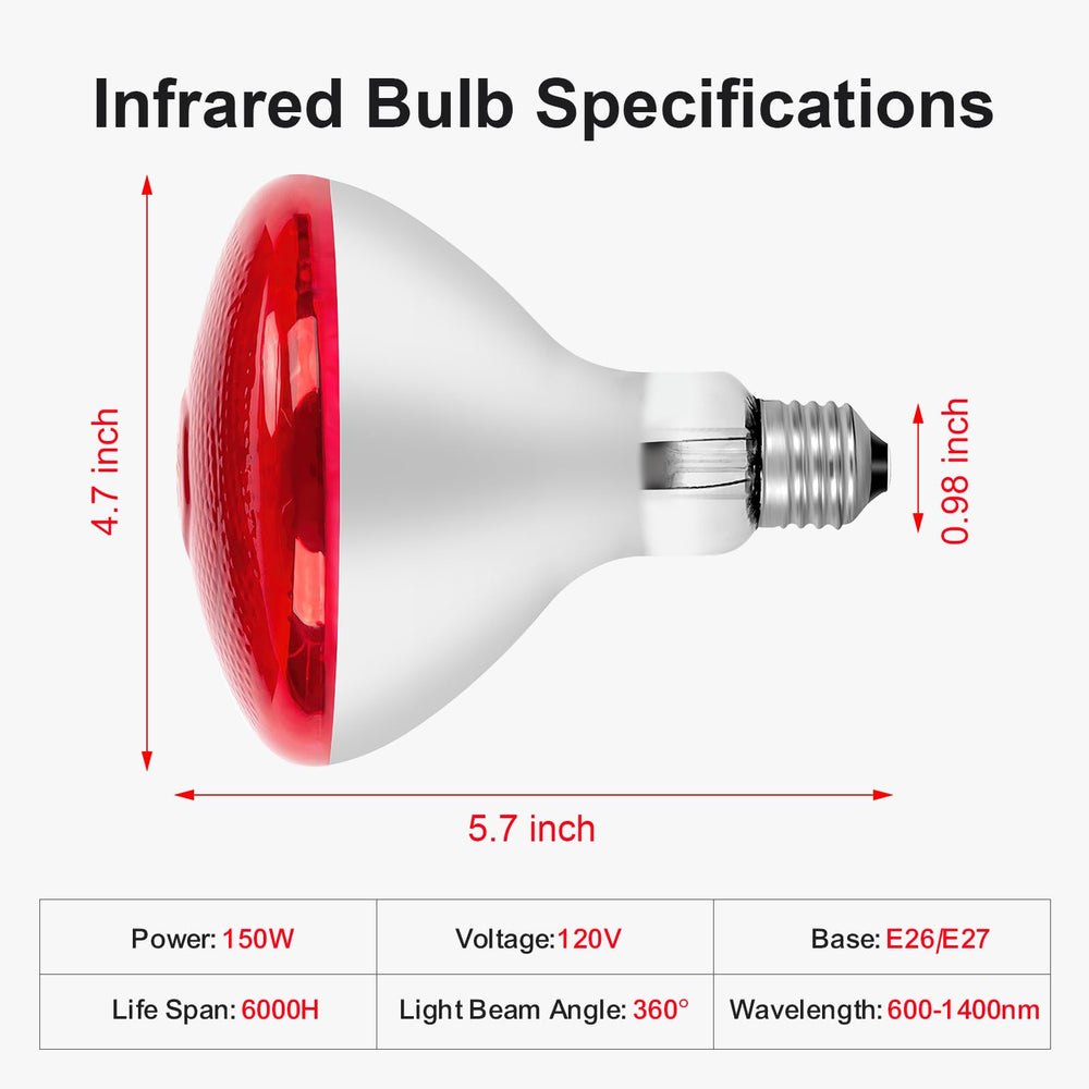 Hoakya heat lamp supports pets and farm use, including chicks and puppies.