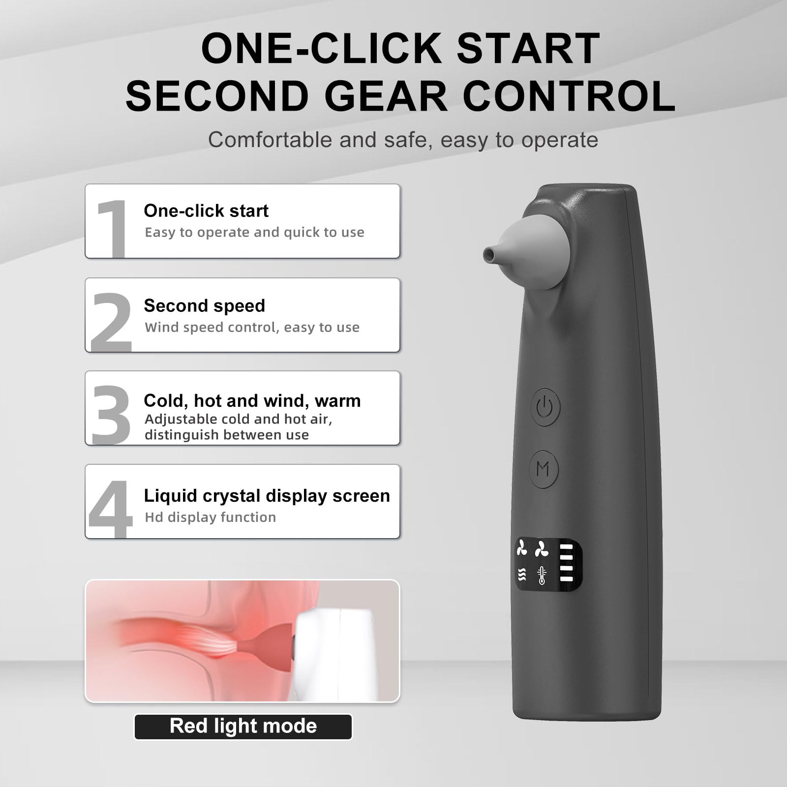 Hobcoyrs ear-drier charging demonstrates a fast 1-hour recharge.